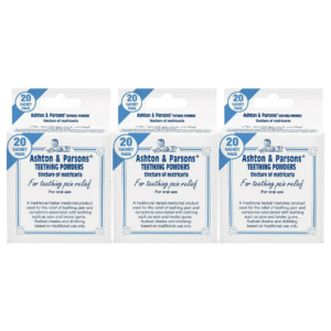 Ashton & Parsons Teething Pain Relief Powders 20 Sachets Pack : 3