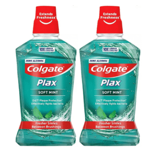 Colgate Plax Anti-Plaque Rinse Soft Mint 500ml Pack : 2