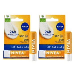 Nivea Sun Protect Caring Lip Balm 4.8g Pack : 2