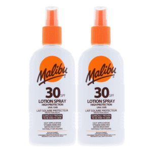 Malibu Sun Lotion Spray SPF 30 High Protection Water Resistant 200ml Pack : 2