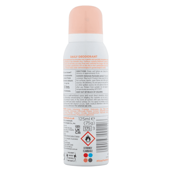 Femfresh Feminine Freshness Deodorant Spray 125ml Pack : 3