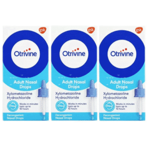 Otrivine Adult Nasal Drops 10ml Pack : 3
