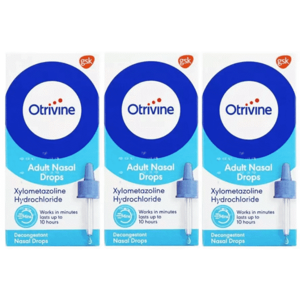 Otrivine Adult Nasal Drops 10ml Pack : 3