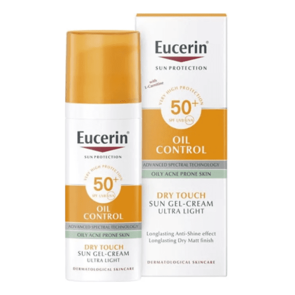 Eucerin Sun Oil Control Gel Cream Dry Touch Spf50 50ml Pack : 2
