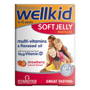 Vitabiotics Wellkid Soft Jelly Strawberry 30 Pastilles Pack : 3