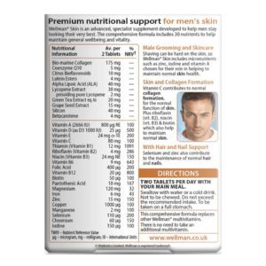 Vitabiotics Wellman Skin Technology 60 Tablets