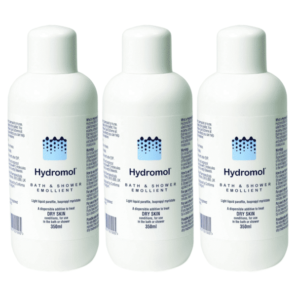 Hydromol Bath & Shower Emollient 350ml Pack : 3