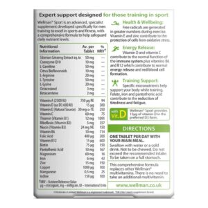 Vitabiotics Wellman Sport 30 Tablets