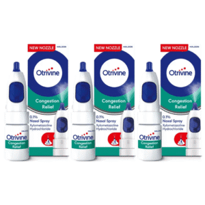 Otrivine Congestion Relief 0.1% Nasal Spray 10ml Pack : 3