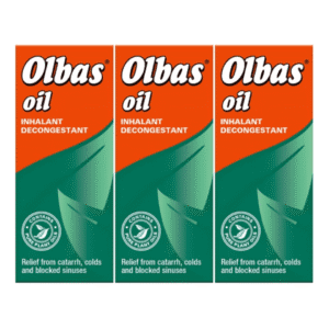 Olbas Oil Inhalant Decongestant 12ml Pack : 3