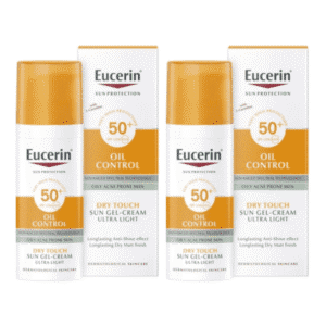 Eucerin Sun Oil Control Gel Cream Dry Touch Spf50 50ml Pack : 2