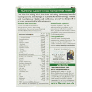 Vitabiotics Liverel 60 Tablets