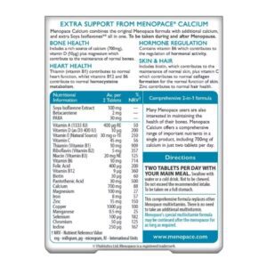 Vitabiotics Menopace Calcium 60 Tablets