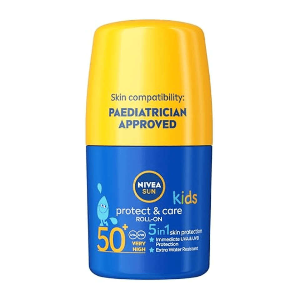 Nivea Sun Kids Protect & Care Roll-On 50ml Pack : 2