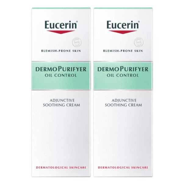 Eucerin DermoPurifyer Oil Control Adjunctive Soothing Cream 50ml Pack : 2