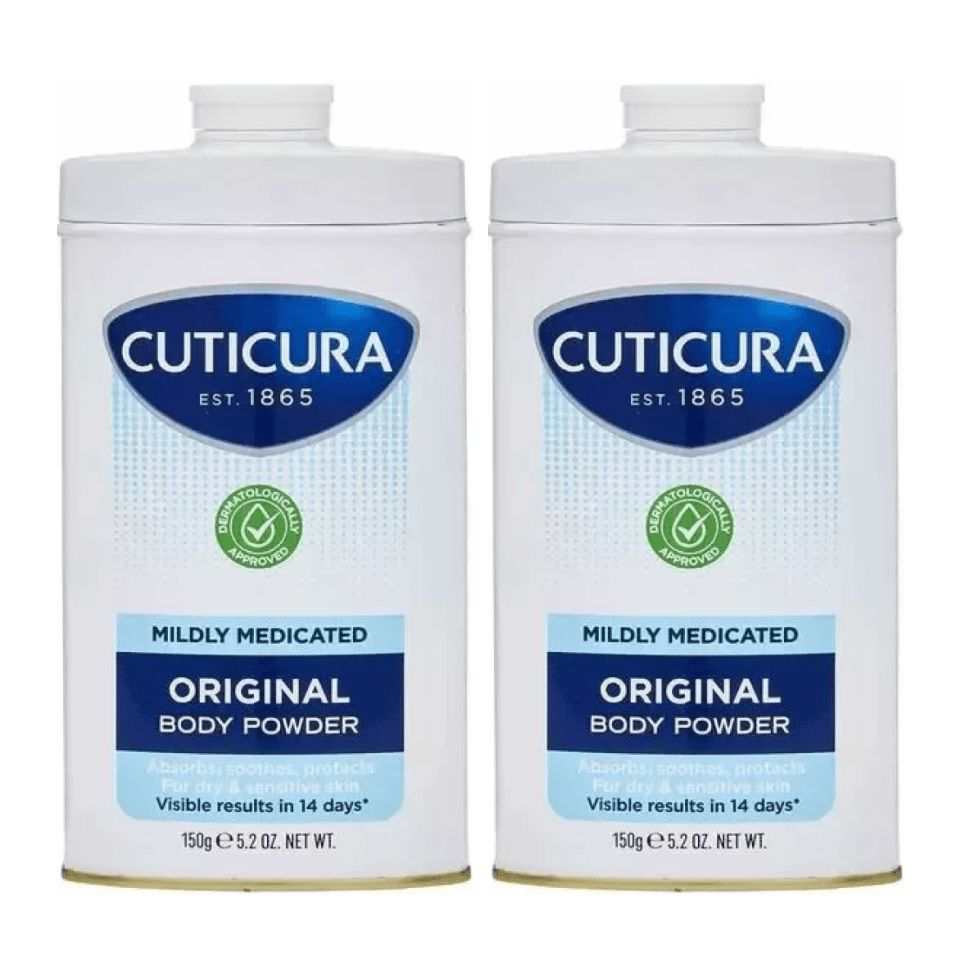 Cuticura Mildly Medicated Talcum Powder 150g Pack : 2