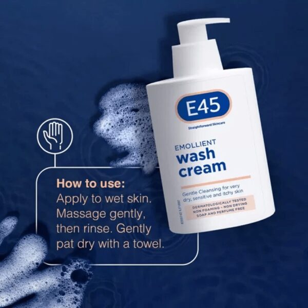 E45 Dermatological Emollient Wash Cream 250ml