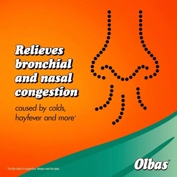 Olbas Nasal Inhaler Relief From Catarrh Colds and Blocked 1count