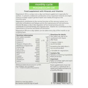 Wassen We Support Monthly Cycle Magnesium-OK 90 Tablets