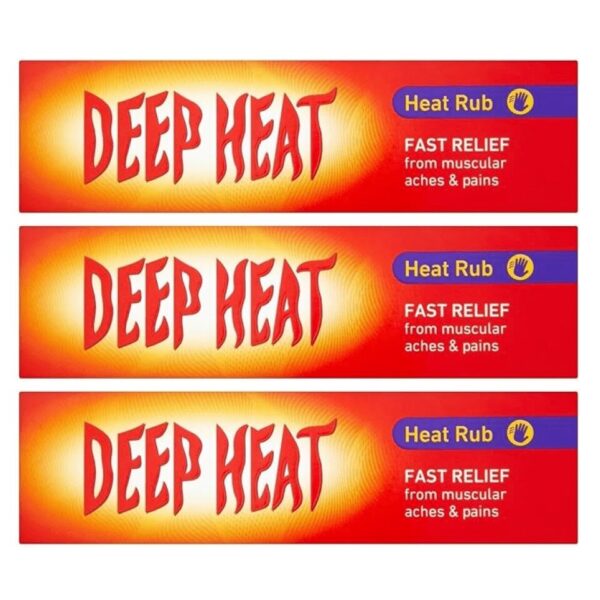 Deep Heat Rub Pain Relief Cream 67g Pack : 3