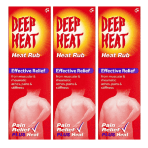 Deep Heat Heat Rub Cream 100g Pack : 3
