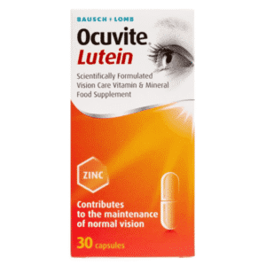Bausch Lomb Ocuvite Lutein Eye Vitamin Mineral Food Supplement 30 Capsules Pack : 2