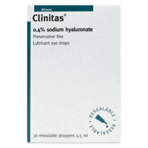 Clinitas Preservative Free Lubricant Eye Drops 30 x 0.5ml Pack : 2