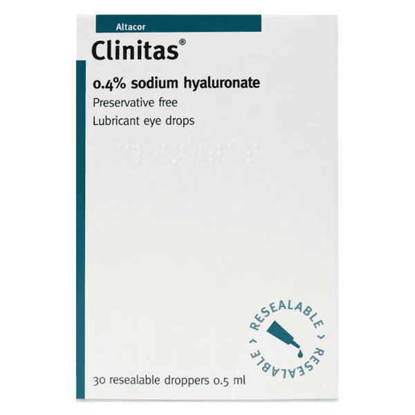 Clinitas Preservative Free Lubricant Eye Drops 30 x 0.5ml Pack : 2