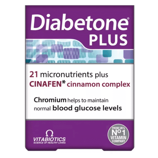 Vitabiotics Diabetone Plus Cinefen 84 Tablets