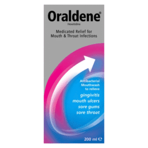 Oraldene Antibacterial Mouthwash for Mouth & Throat Infections 200ml Pack : 3