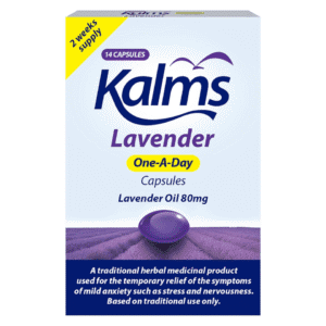 Kalms Lavender Oil 80mg One A Day 14 Capsules
