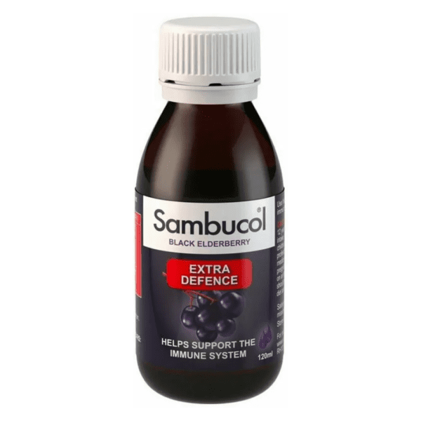Sambucol Extra Defence Vitamin C Black Elderberry Liquid 120ml