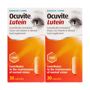 Bausch Lomb Ocuvite Lutein Eye Vitamin Mineral Food Supplement 30 Capsules Pack : 2