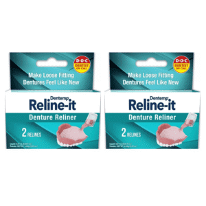 Dentemp Reline-it Denture Reliner Pack : 2
