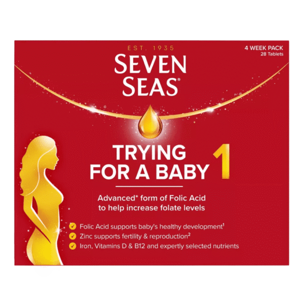 Seven Seas Trying for A Baby Prenatal Vitamins Folic Acid 28 Tablets