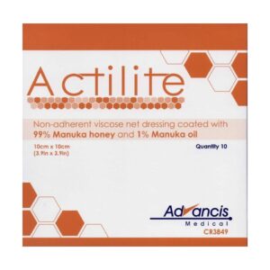 Actilite Manuka Honey Dressings 10cm x 10cm | 10 Pack