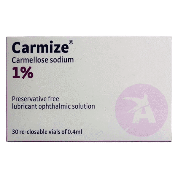 Carmize Carmellose Dry Eye Drops Sodium Tears Vials 30 X 0.4ml