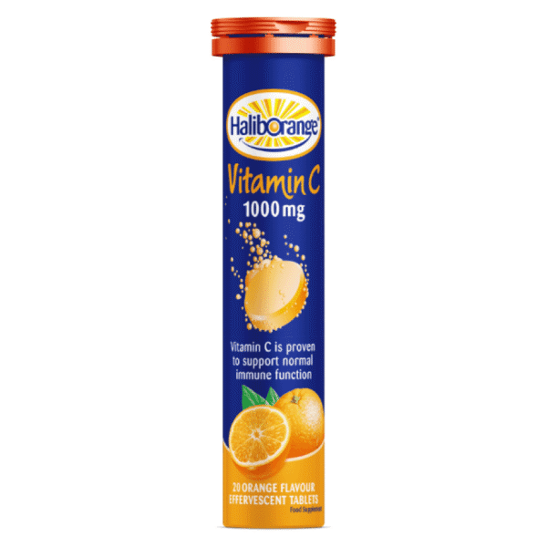 Haliborange Effervescent Vitamin C Orange 1000mg 20 Tablets