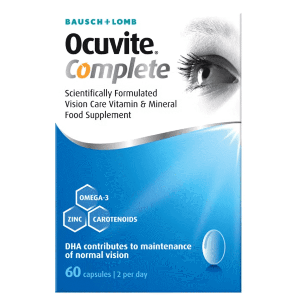 Ocuvite Complete Eye Vitamins & Minerals 60 Capsules
