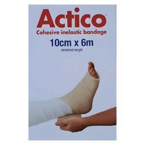 Actico cohesive stretch bandage 10cm x 6m
