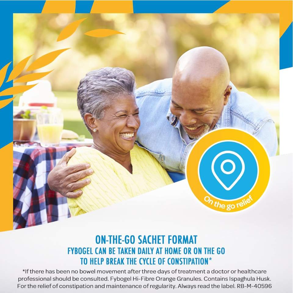 Fybogel Hi-Fibre Orange Flavour 30 Sachets