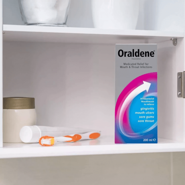 Oraldene Antibacterial Mouthwash for Mouth & Throat Infections 200ml Pack : 3