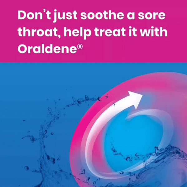 Oraldene Antibacterial Mouthwash for Mouth & Throat Infections 200ml Pack : 3