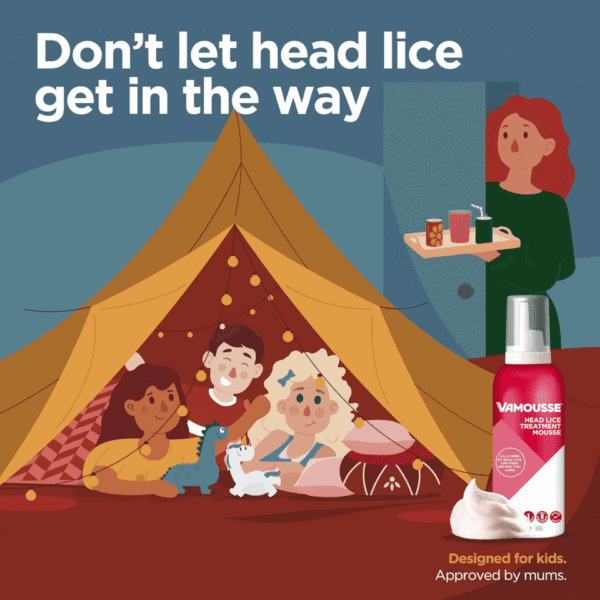 Vamousse Treatment Mousse Head Lice 160ml