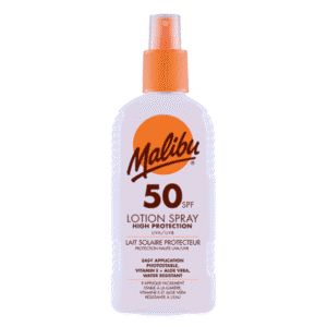 Malibu Sun Lotion Spray SPF 50 High Protection Water Resistant 200ml Pack : 2