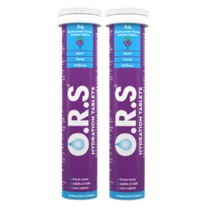 O.R.S Hydration Blackcurrant Flavour Soluble 24 Tablets Pack : 2