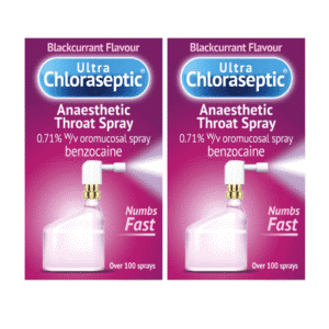 Ultra Chloraseptic Throat Spray Blackcurrant 15ml Pack : 2