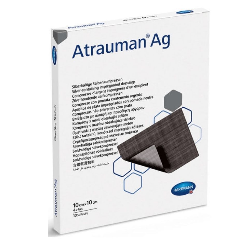 Atrauman AG Sterile Dressings 10 x 10cm | 10 Pcs