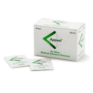 Appeel Medical Adhesive Plaster Remover Wipes No sting 30 Wipes