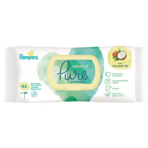 Pampers Pure Protection Coconut Baby 42 Wipes